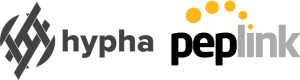 Hypha & Peplink logos